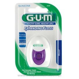 GUM Sunstar Expanding Floss  Nić dentystyczna woskowana 30 metrów
