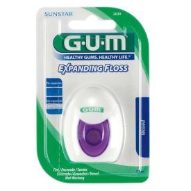 GUM Sunstar Expanding Floss  Nić dentystyczna woskowana 30 metrów