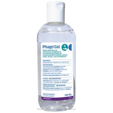 Phago'Gel - Żel do higienicznej i chirurgicznej dezynfekcji rąk, 100 ml