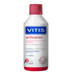 Płukanka VITIS Anticares zapobiegająca próchnicy  500ml