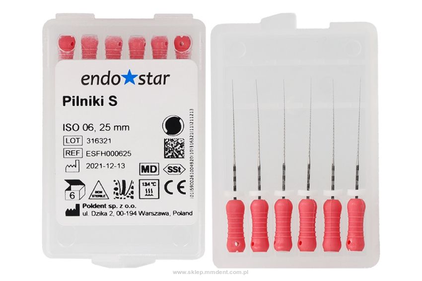 Pilniki S Endostar 25mm