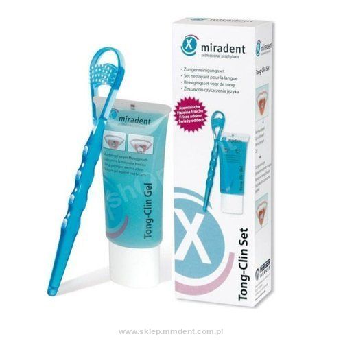 Zestaw do czyszczenia języka żel (50 ml) + szczotka – Tong clin set