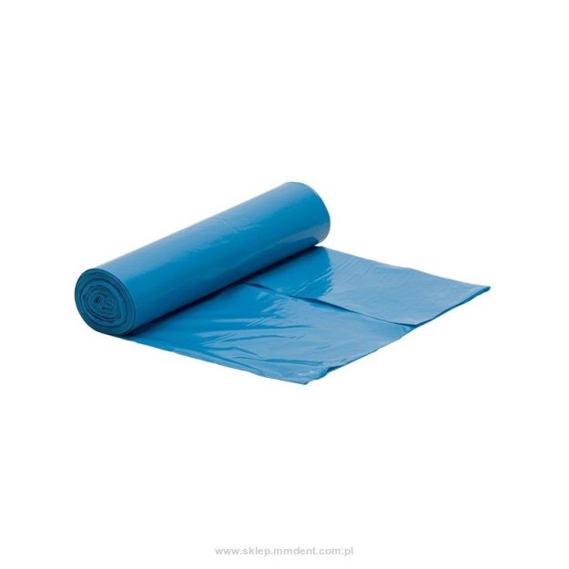 Worki na śmieci niebieskie 35l