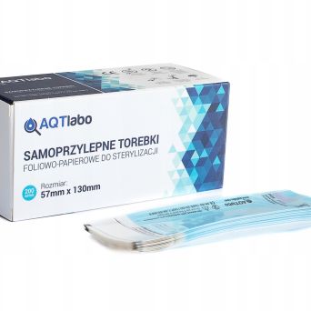Torebki do sterylizacji 57 x 130, 200 szt.