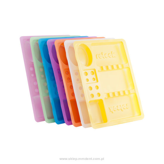 Tacki jednorazowe kolorowe 100 szt.