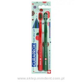 Szczoteczki Duo Curaprox 5460 Christmas Edition