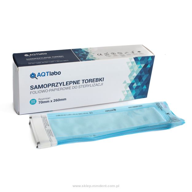 Torebki do sterylizacji 70 x 260, 200 szt.