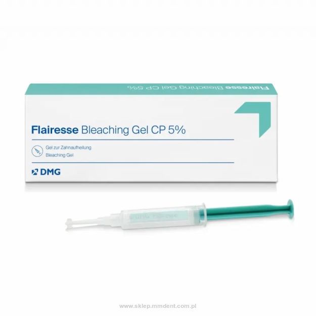 Flairesse Bleaching Gel CP 5% DMG 5ml - TYLKO DLA GABINETÓW STOMATOLOGICZNYCH PO PODANIU NUMERU NIP GABINETU