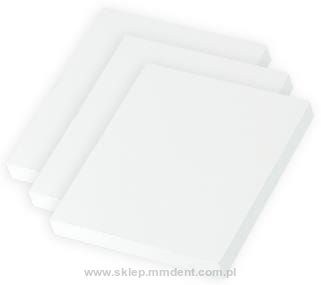 Bloczek do zarabiania papierowy biały 7cm x 8cm 3szt.