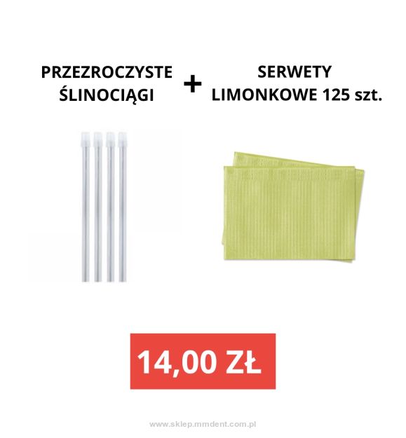 Promocja ślinociągi + serwety