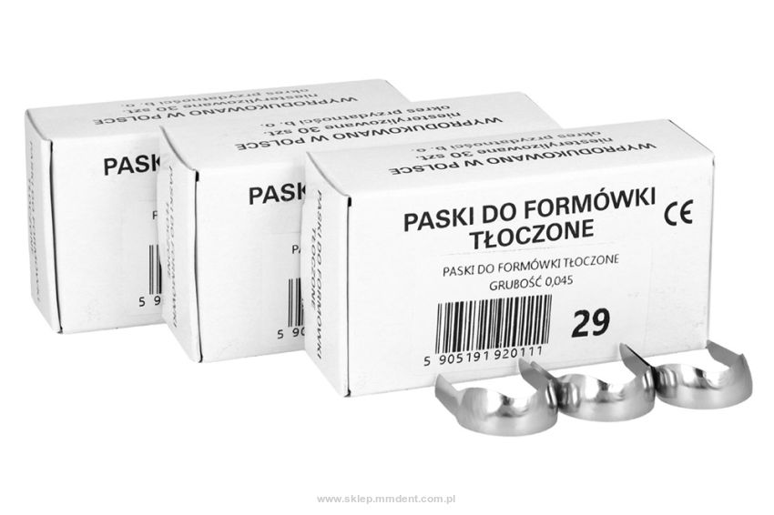Paski do formówki tłoczone gr. 0,038 Konopka