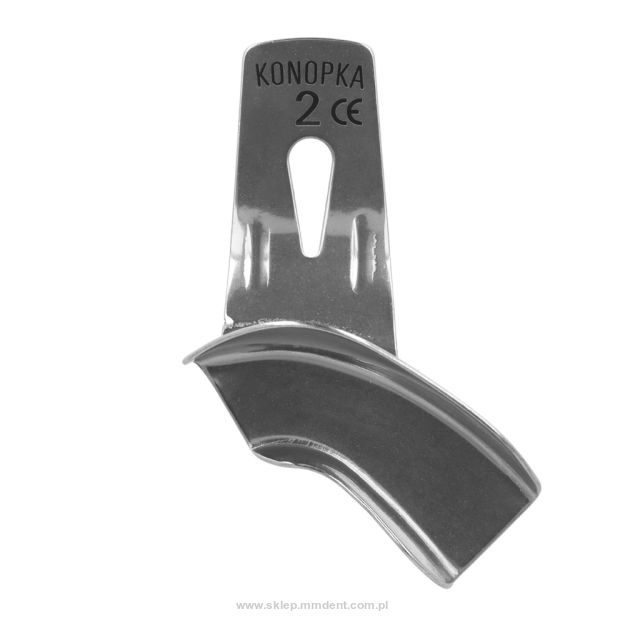 Łyżki wyciskowe pełne półówkowe z rantem Konopka