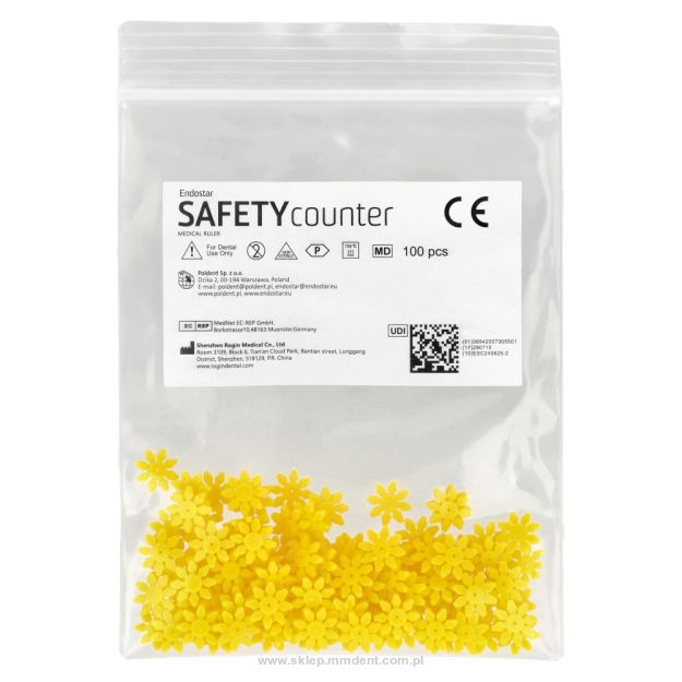 Gumowy stoper do pilników kanałowych (dysk SMD) 100 szt.