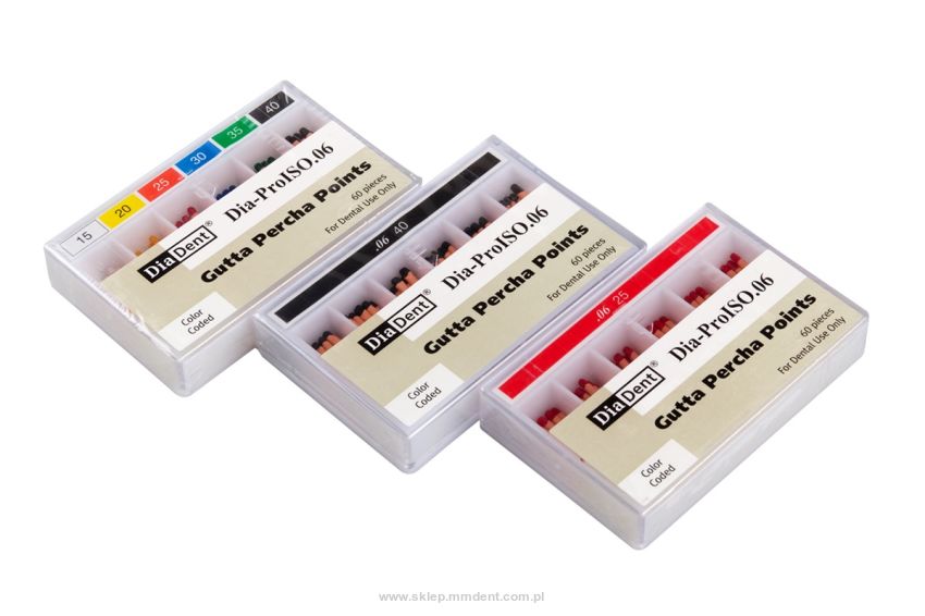 Ćwieki gutaperkowe Diadent 6%